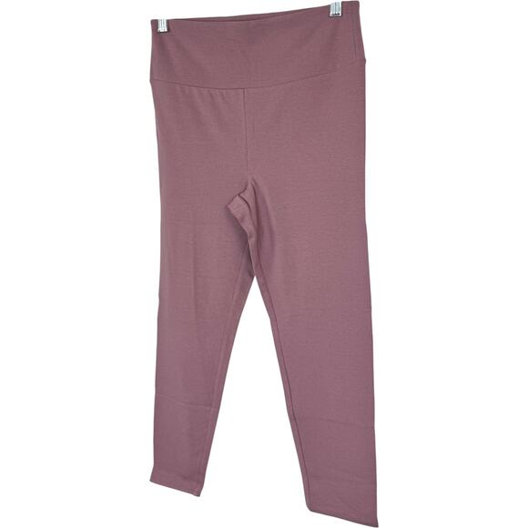 zuda Regular Basic Redefined Crop Legging Burgundy Rose XS NWOT Stretch Athletic - Picture 10 of 13
